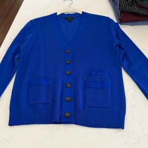 J. Crew Royal Blue cardigan